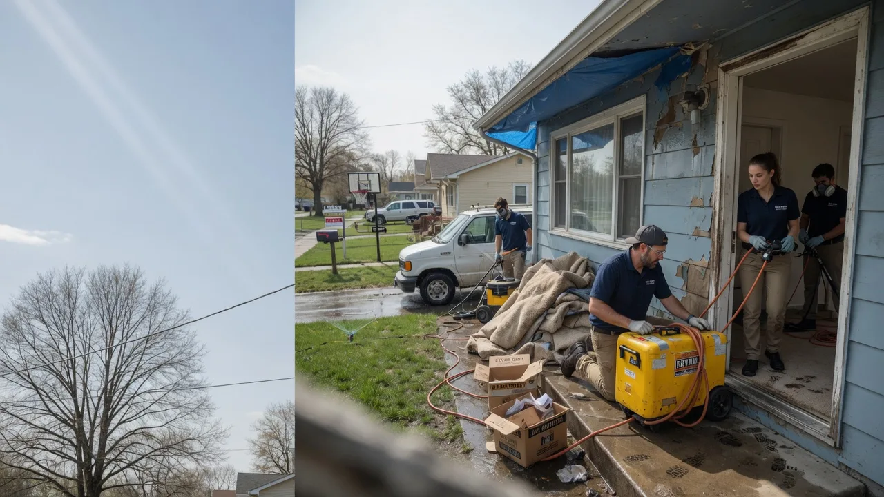 Basement Flood Cleanup in Priddy, TX near me